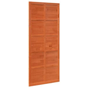 vidaXL Laded&oslash;r 80 x 2,5 x 208 cm Massivt fyrretr&aelig; Voksbrun