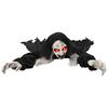 vidaXL Halloween Kravlende Zombie SPOOKA Sort 41 x 130 x 24 cm