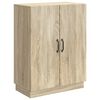 vidaXL Sideboard Sonoma-eg 66 x 34,5 x 87 cm Konstrueret tr&aelig;