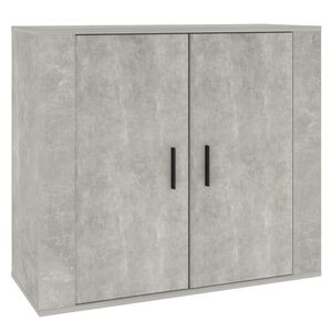 vidaXL sk&aelig;nk 80x33x70 cm konstrueret tr&aelig; betongr&aring;