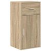 vidaXL Sideboard med skuffe Sonoma eg 38 x 34 x 75 cm