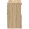 vidaXL skænk med LED-lys 81x37x67 cm sonoma-eg