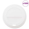 vidaXL papirkopl&aring;g &Oslash;90 mm 12oz and 16oz 1000 stk. hvid plast
