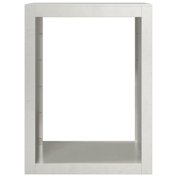 vidaXL br&aelig;ndestativ 60x40x80 cm rustfrit st&aring;l