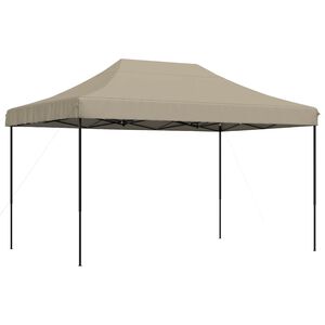 vidaXL foldbart pop up-festtelt 440x292x315 cm gr&aring;brun
