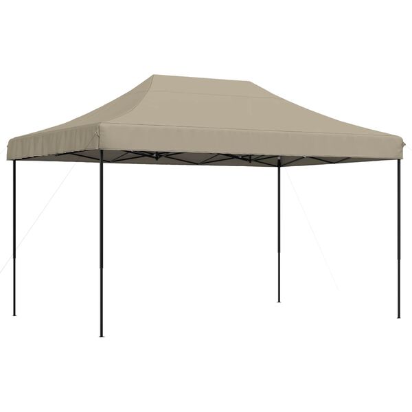 vidaXL Party Tent Gr&aring;brun 292 x 440 x 315 cm Oxford stof