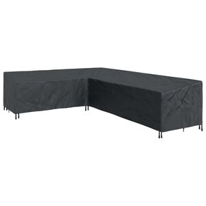 vidaXL M&oslash;belbetr&aelig;k 355 x 275 x 80 cm 210D Oxford Stof L-form Vandt&aelig;t