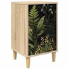 vidaXL Natskab RHENEN Sonoma-eg 36 x 33 x 60 cm Konstrueret tr&aelig;