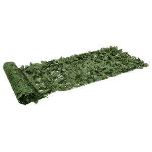 vidaXL altanafsk&aelig;rmning 200x75 cm m&oslash;rkegr&oslash;nne blade
