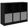 vidaXL Sideboard Sort eg 102 x 32 x 73,5 cm