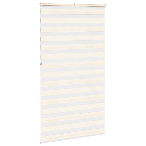 vidaXL zebragardin marmorbeige 125x230 cm stofbredde 120,9cm polyester