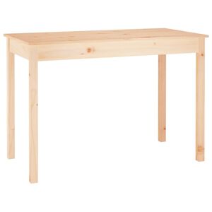 vidaXL spisebord 110x55x75 cm massivt fyrretr&aelig;