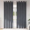 vidaXL M&oslash;rkl&aelig;gningsgardiner 2 pcs Lysegr&aring; 140 x 245 cm Fl&oslash;jl