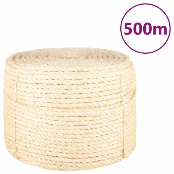 vidaXL reb 100 % sisal 10 mm 500 m