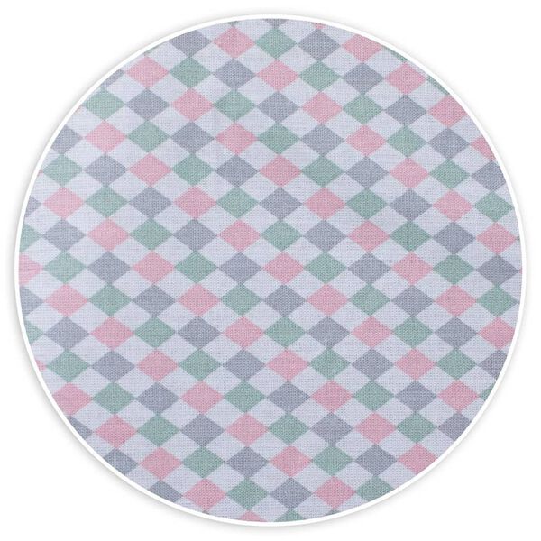 tiSsi sengerand til Sophie-tremmeseng diamantdesign pastelfarver