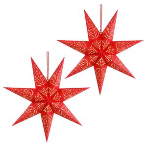 vidaXL Julebelysning RAAHE 2 stk. 10 LED'er Varm hvid 45 x 6 x 45 cm