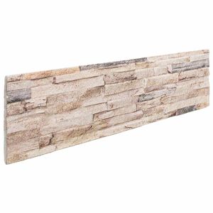 vidaXL V&aelig;gpaneler 10 stk. 100 x 25 cm Hvid og r&oslash;d EPS Skum
