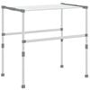 vidaXL t&oslash;rrestativ 83x(50-55)x(40-85) cm aluminium