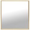 vidaXL spejl 60x60 cm guldfarvet