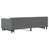 vidaXL daybed med udtræk 90x200 cm stof mørkegrå