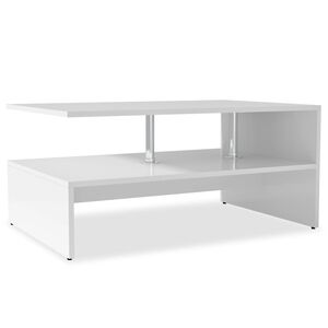 vidaXL sofabord 90x59x42 cm konstrueret tr&aelig; hvid
