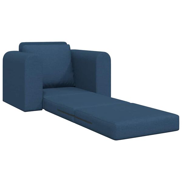 vidaXL Sovesofa Blå 98 x 71 x 83 cm Fløjl