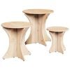 vidaXL Sofabord 3 stk. Naturfarvet 46 x 46 x 47 cm