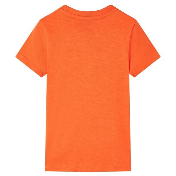 T-shirt til b&oslash;rn str. 104 orange