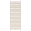 Plisseret blind 60x125 cm creme