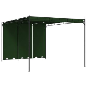 vidaXL Pavillon 4 x 3 x 2,3 m Gr&oslash;n Polyester og St&aring;l