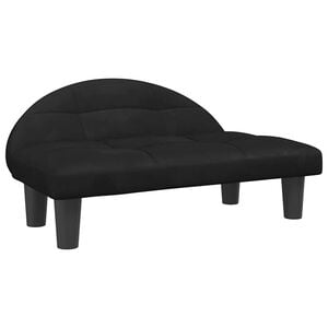 vidaXL hundeseng 70x52x30 cm velour sort