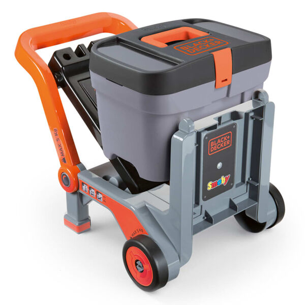 Smoby mobilt v&aelig;rksted BLACK+DECKER s&oslash;lvfarvet 360202
