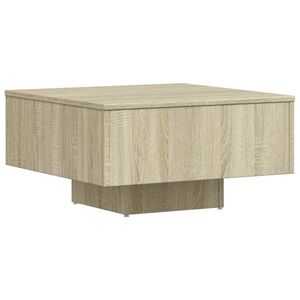 vidaXL sofabord 60x60x31,5 cm konstrueret tr&aelig; sonoma-eg