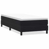vidaXL kontinentalseng uden madras 90x220 cm fl&oslash;jl sort