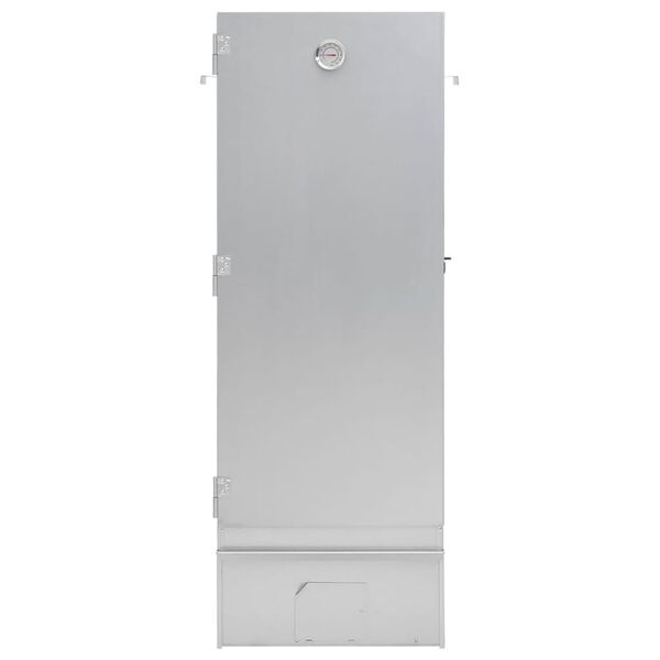 vidaXL rygeovn med generator til koldr&oslash;gning galvaniseret st&aring;l