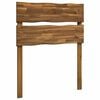 vidaXL Sengegavl med levende kant ROSTOCK Naturfarvet 80 cm
