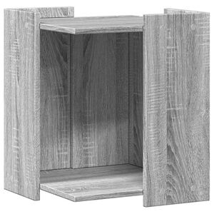 vidaXL toiletskjuler kattebakke 42x42x51 cm konstrueret træ grå sonoma