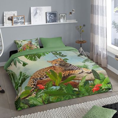 Good Morning sengetøj JUNGLE 155x220 cm flerfarvet