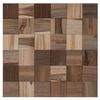 vidaXL V&aelig;gpanel 11 stk. Naturfarvet 30 x 30 x 2 cm