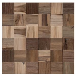 vidaXL V&aelig;gpanel 11 stk. Naturfarvet 30 x 30 x 2 cm