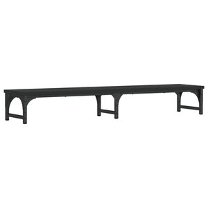 vidaXL sk&aelig;rmstander 105x23x15,5 cm konstrueret tr&aelig; sort