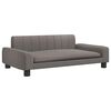 vidaXL sofa til b&oslash;rn 90x53x30 cm stof gr&aring;brun