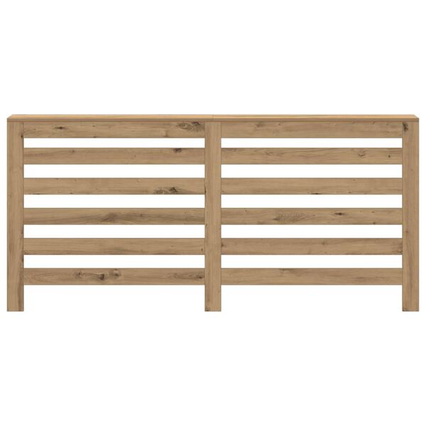 vidaXL radiatorskjuler 175x20x82 cm konstrueret tr&aelig; egetr&aelig;sfarve
