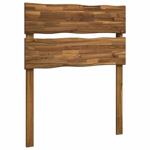 vidaXL Sengegavl med levende kant ROSTOCK Naturfarvet 75 cm