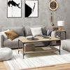 vidaXL sofabord 100x50x40 cm konstrueret tr&aelig; sonoma-eg