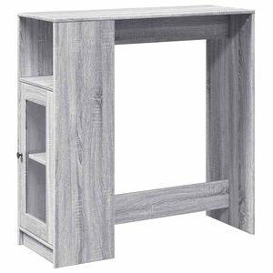vidaXL barbord med stativer 101x40x103,5 cm konstrueret tr&aelig;