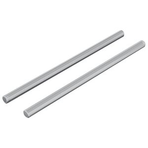 vidaXL Gevindst&aelig;nger 2 pcs S&oslash;lv M6 x 120 mm Metal