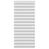 vidaXL zebragardin lysegr&aring; 115x230 cm stofbredde 110,9 cm polyester