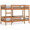 vidaXL k&oslash;jeseng 75x190 cm massivt fyrretr&aelig; voksbrun