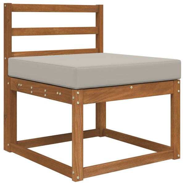 vidaXL Udend&oslash;rs Sofa Pude Gr&aring; 60 x 60 x 8 cm Polyester